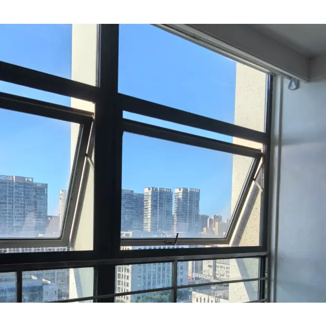 Okná s otváraním von z hliníkovej zliatiny