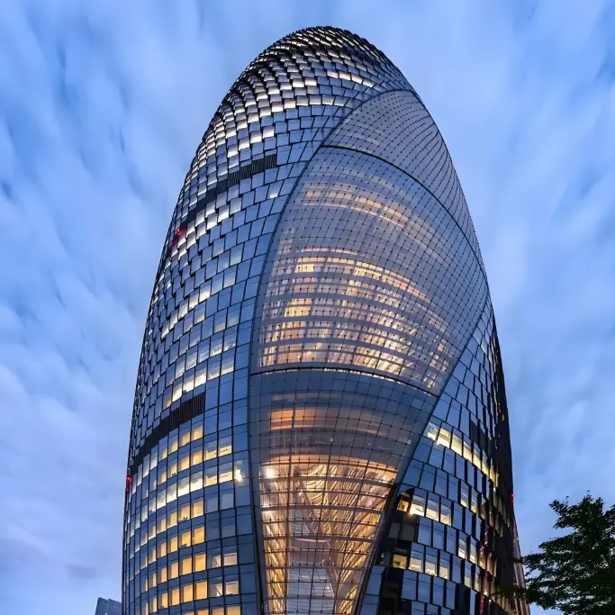 Irregular Shaped Unitized Curtain Walls