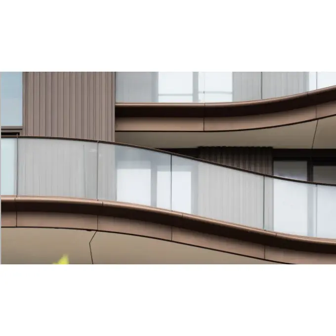 Tvarované sklo na zábradlia